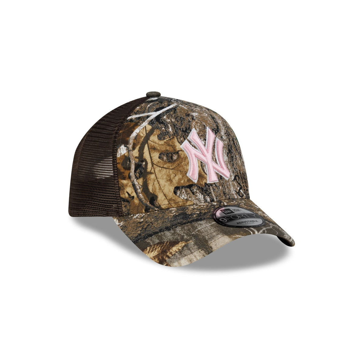 New York Yankees Realtree 9FORTY A-Frame Trucker Hat