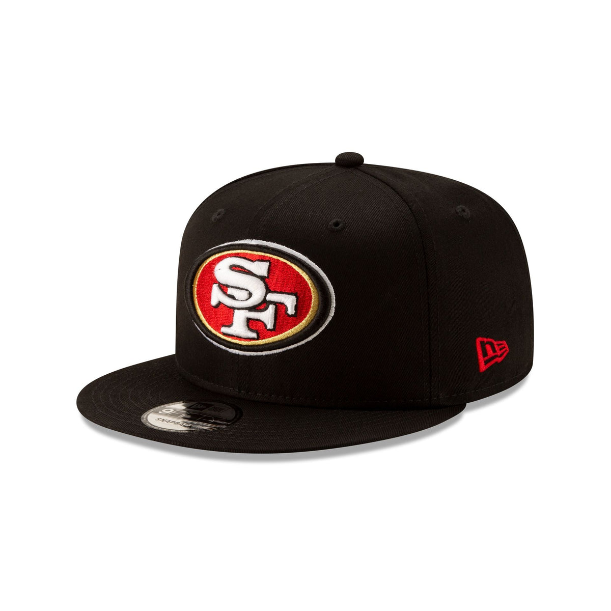 San Francisco 49ers 80th Anniversary Sidepatch Black 9FIFTY Snapback Hat