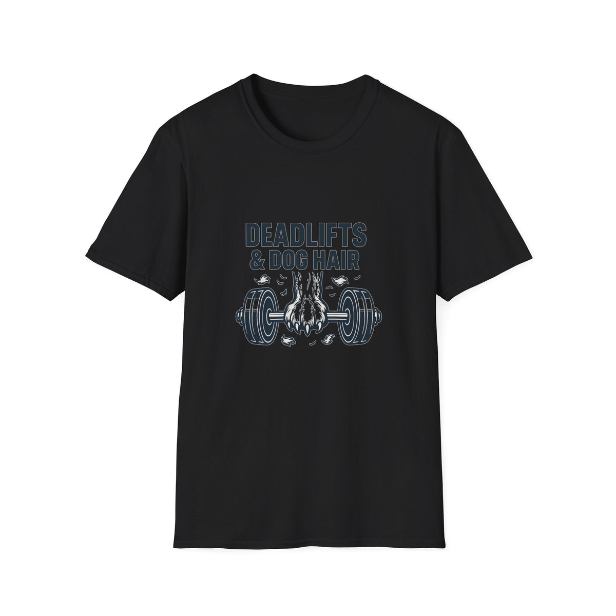 Dog Owner Weightlifting Shirt – Deadlifts & Dog Hair