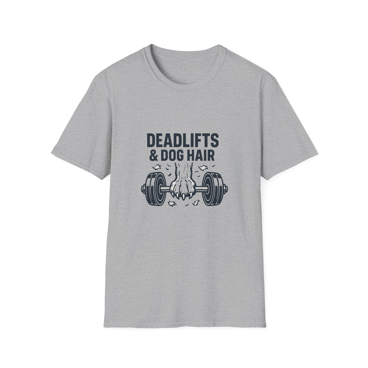 Dog Owner Weightlifting Shirt – Deadlifts & Dog Hair