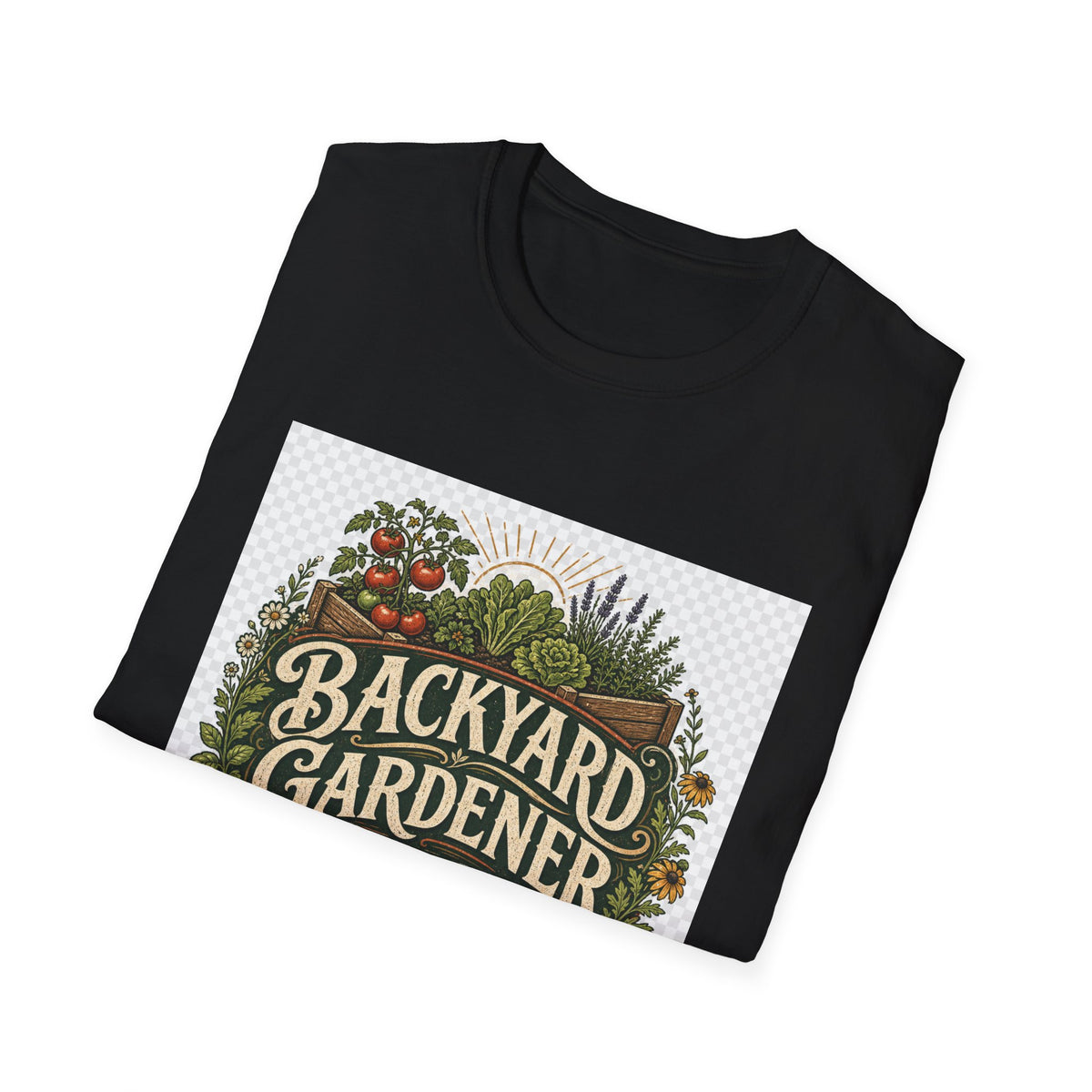 Backyard Gardener Shirt – Vintage Vegetable Garden Growing T-Shirt