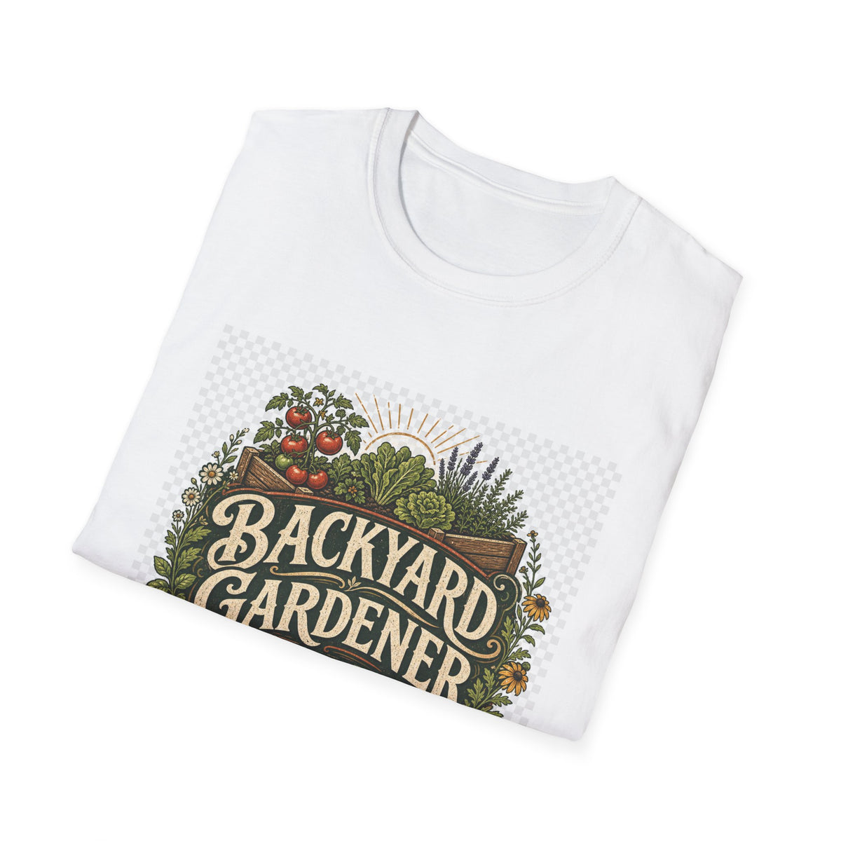 Backyard Gardener Shirt – Vintage Vegetable Garden Growing T-Shirt