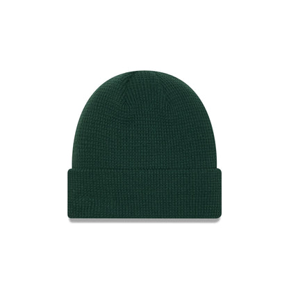 New Era Cap Green Waffle Knit Beanie