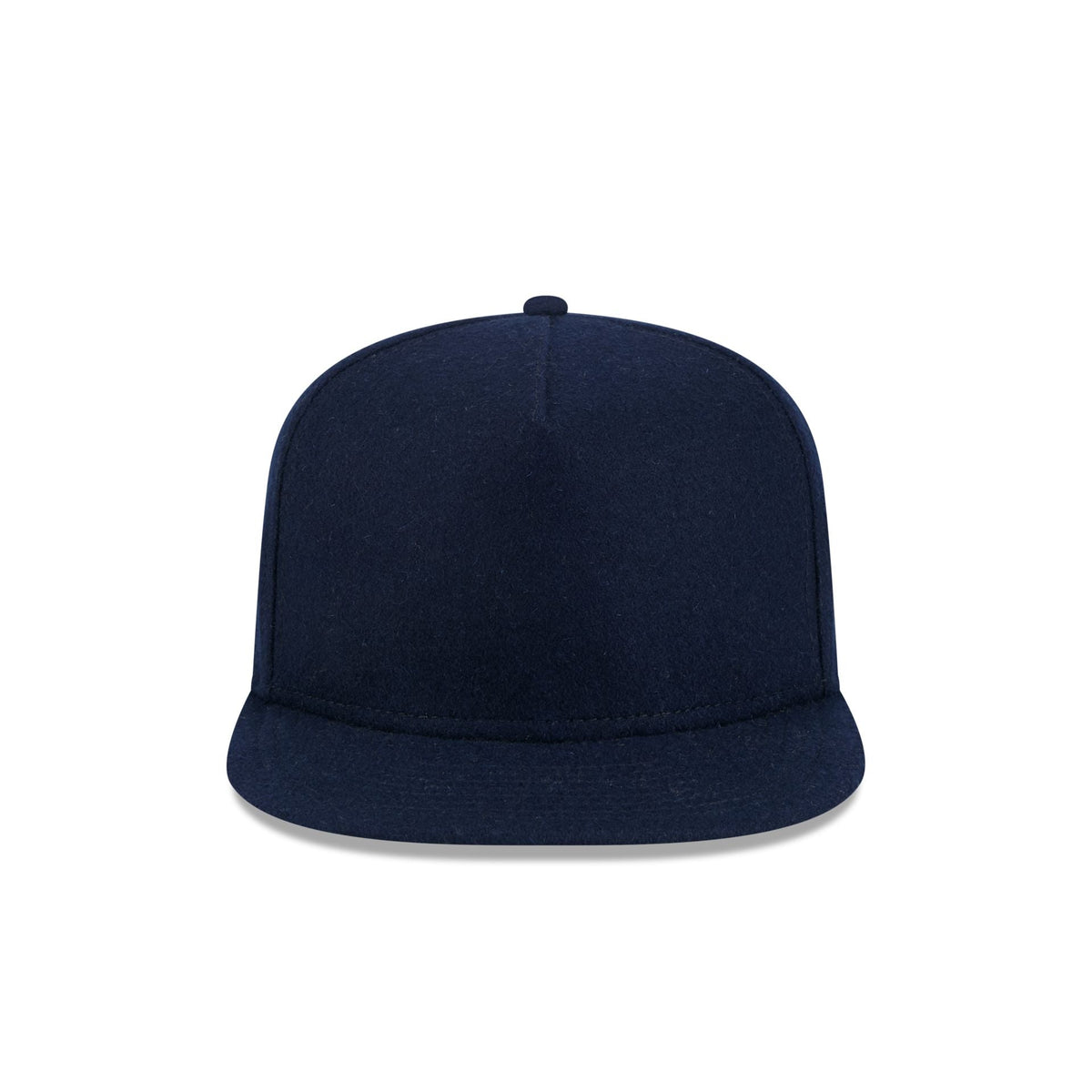 New Era Cap Navy Melton Wool 59FIFTY A-Frame Fitted Hat