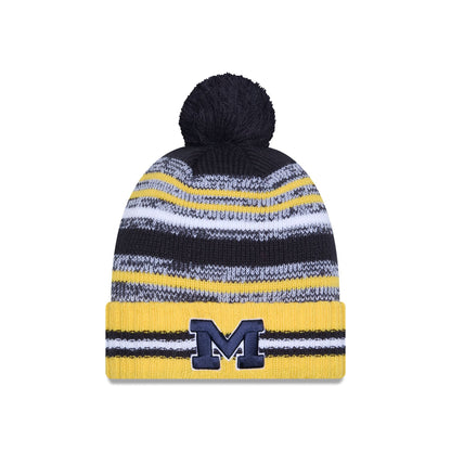 Michigan Wolverines Cheer Pom Knit Hat