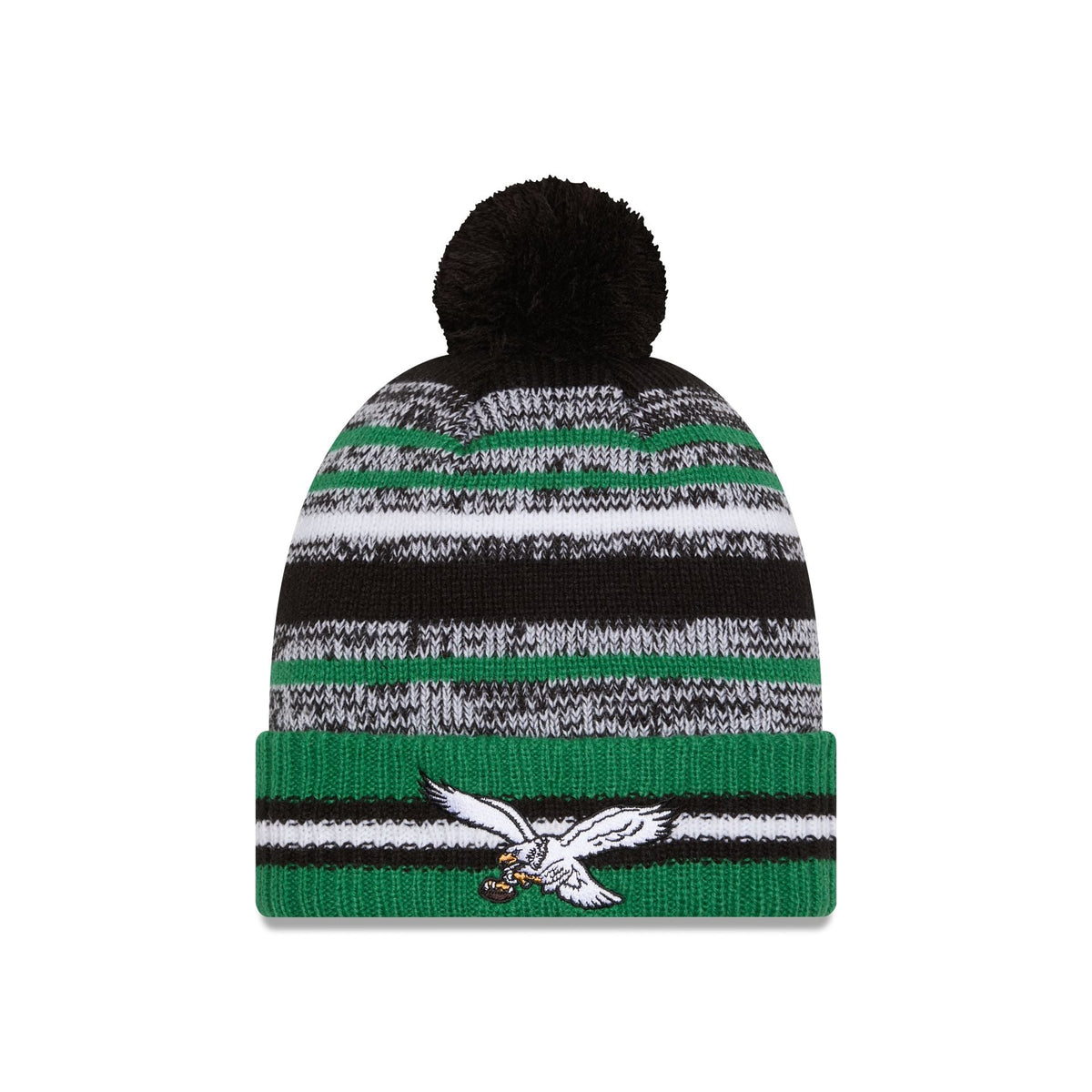 Philadelphia Eagles Cheer Historic Pom Knit Hat