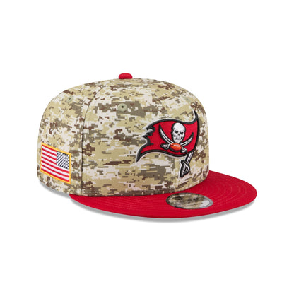 Tampa Bay Buccaneers 2025 Salute to Service Fan Gear 9FIFTY Snapback Hat