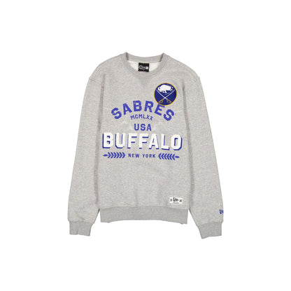 Buffalo Sabres Laurel Heather Gray Crewneck