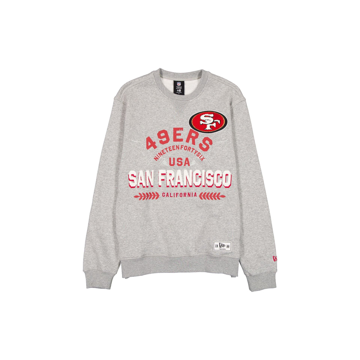 San Francisco 49ers Laurel Heather Gray Crewneck
