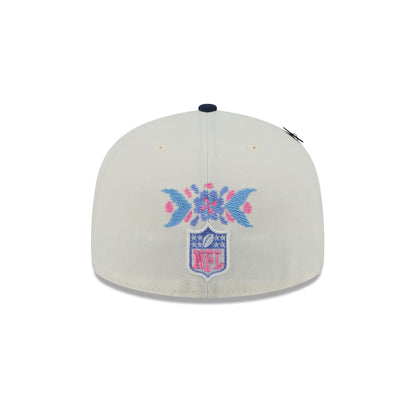 Dallas Cowboys Day of the Dead Chrome White 59FIFTY Fitted Hat
