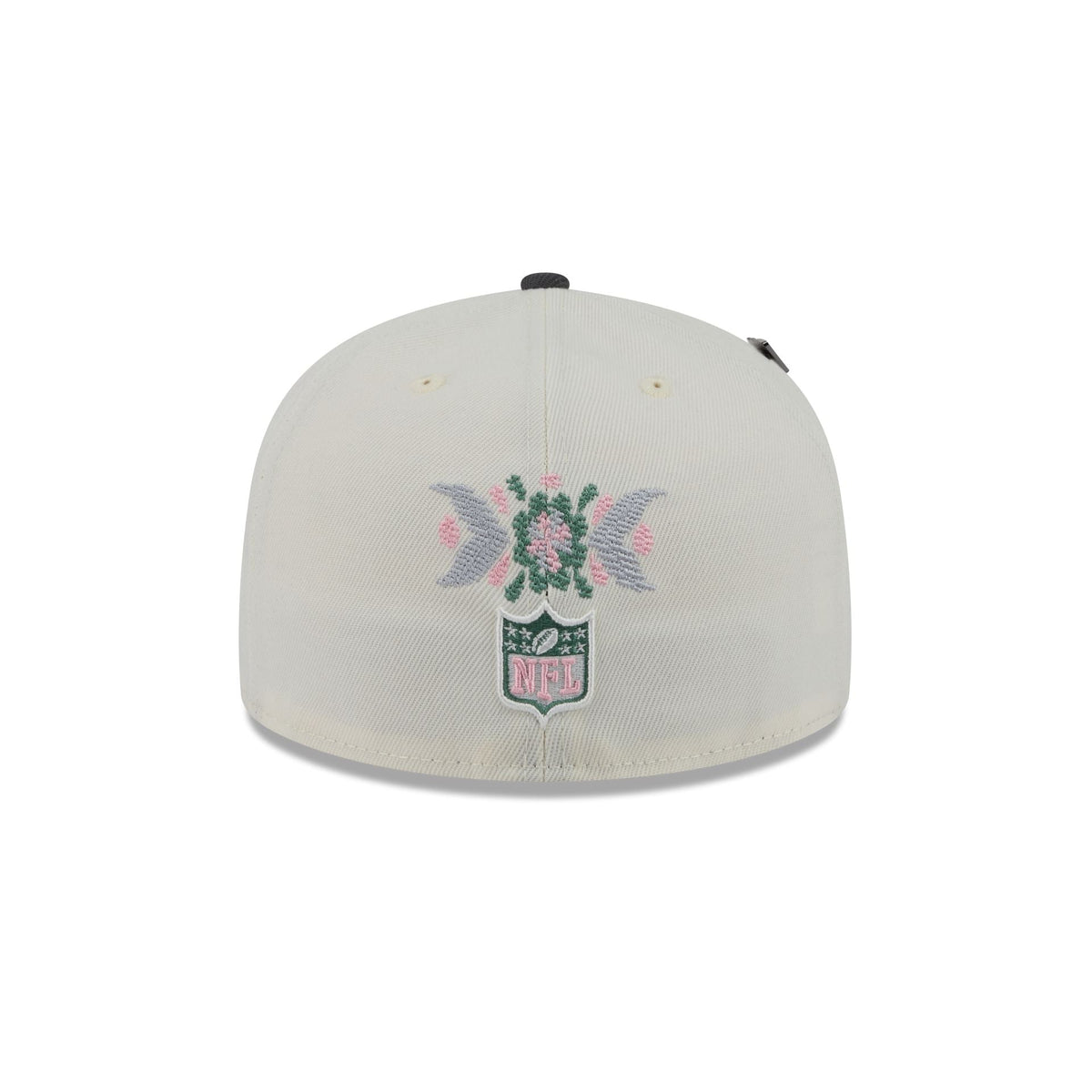 Las Vegas Raiders Day of the Dead Chrome White 59FIFTY Fitted Hat