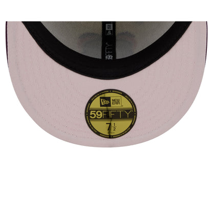Los Angeles Lakers Day of the Dead Chrome White 59FIFTY Fitted Hat