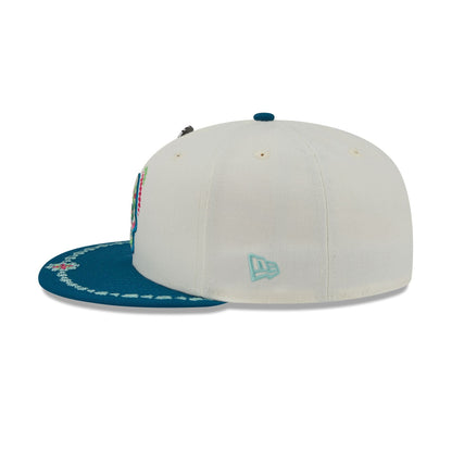 Los Angeles Dodgers Day of the Dead Chrome White 59FIFTY Fitted Hat