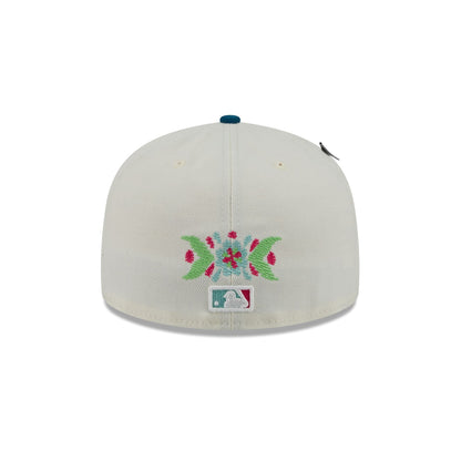 Los Angeles Dodgers Day of the Dead Chrome White 59FIFTY Fitted Hat