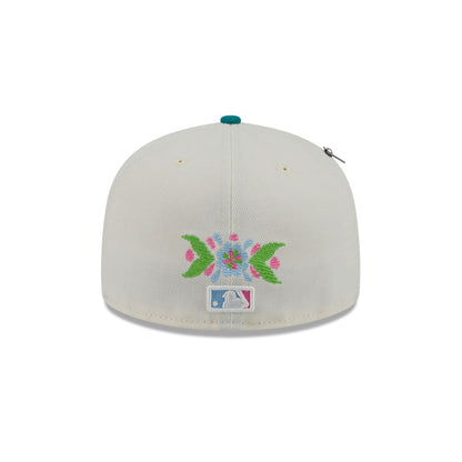 Athletics Day of the Dead Chrome White 59FIFTY Fitted Hat