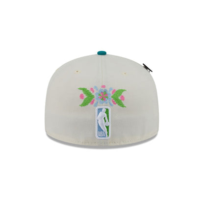 Boston Celtics Day of the Dead Chrome White 59FIFTY Fitted Hat