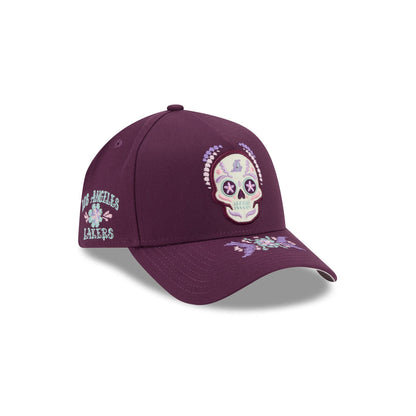 Los Angeles Lakers Day of the Dead 9FORTY A-Frame Snapback Hat