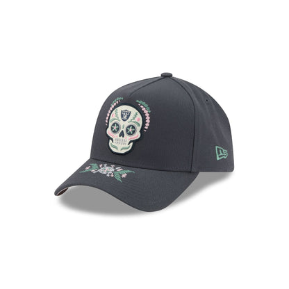 Las Vegas Raiders Day of the Dead 9FORTY A-Frame Snapback Hat