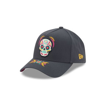 Pittsburgh Steelers Day of the Dead 9FORTY A-Frame Snapback Hat