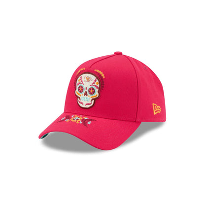 Kansas City Chiefs Day of the Dead 9FORTY A-Frame Snapback Hat
