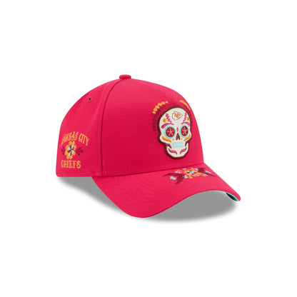 Kansas City Chiefs Day of the Dead 9FORTY A-Frame Snapback Hat