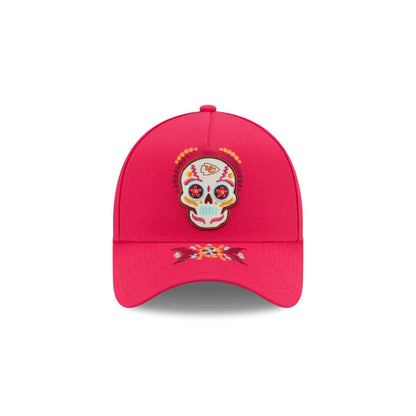 Kansas City Chiefs Day of the Dead 9FORTY A-Frame Snapback Hat