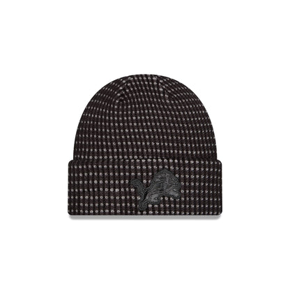 Detroit Lions 2026 Sideline Cold Weather Black Cuff Knit Hat