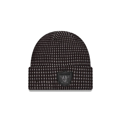 Las Vegas Raiders 2026 Sideline Cold Weather Black Cuff Knit Hat