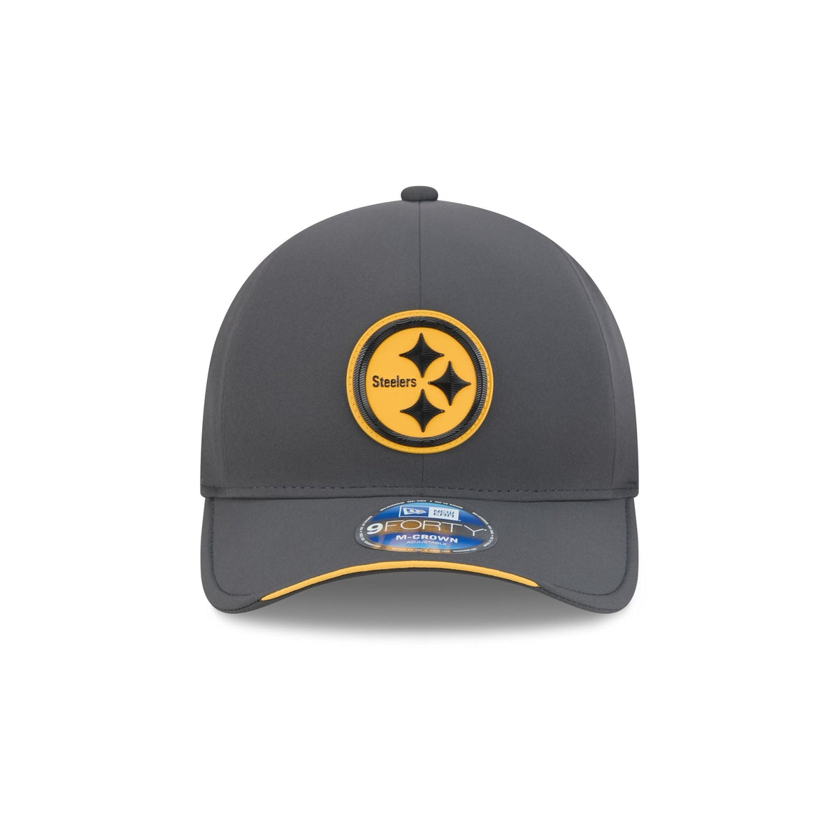Pittsburgh Steelers 2026 Sideline Cold Weather 9FORTY M-Crown Snapback Hat