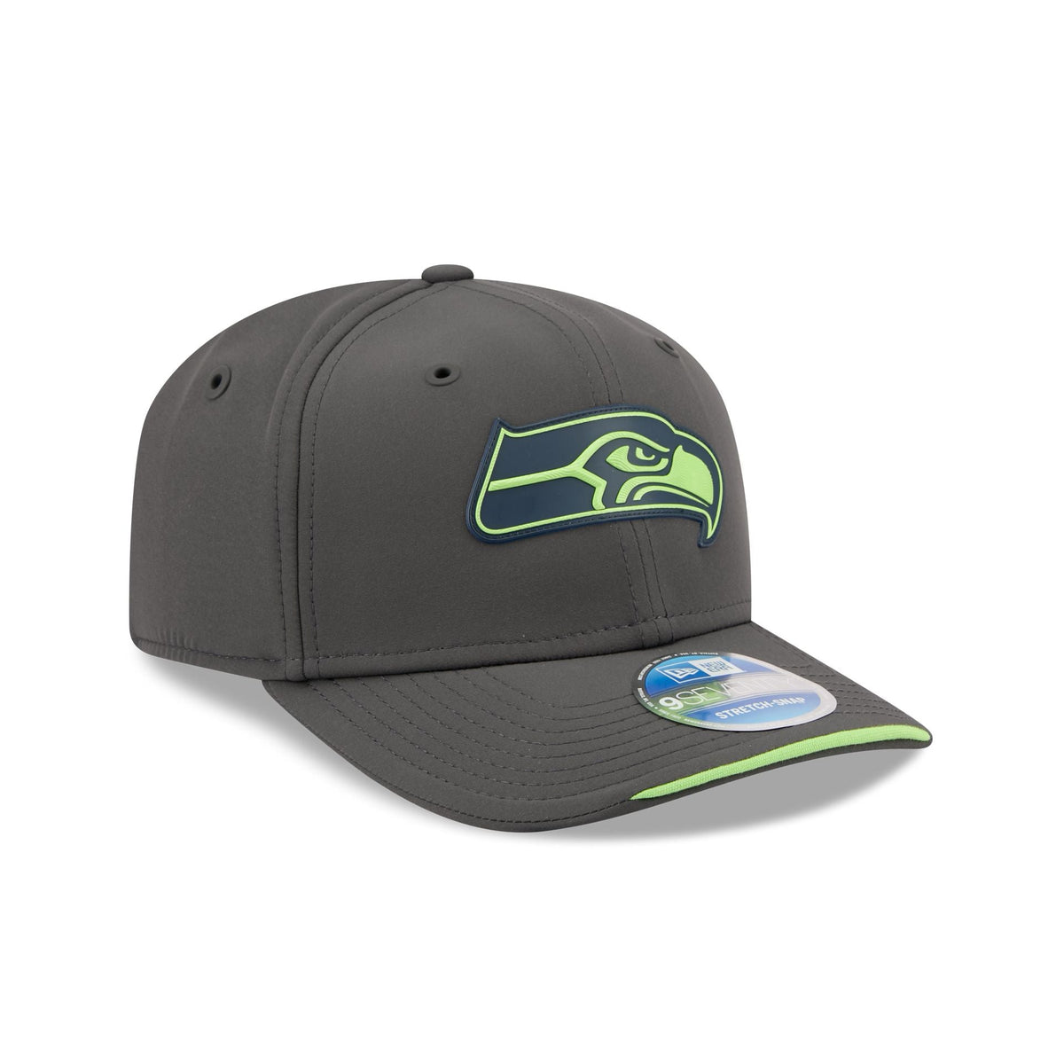 Seattle Seahawks 2026 Sideline Cold Weather 9SEVENTY Stretch-Snap Hat