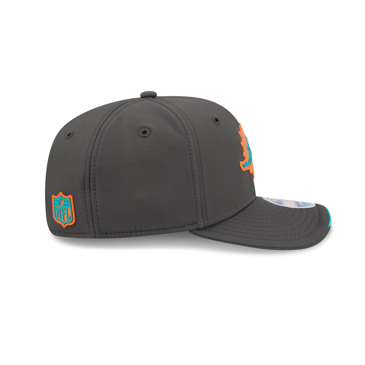 Miami Dolphins 2026 Sideline Cold Weather 9SEVENTY Stretch-Snap Hat