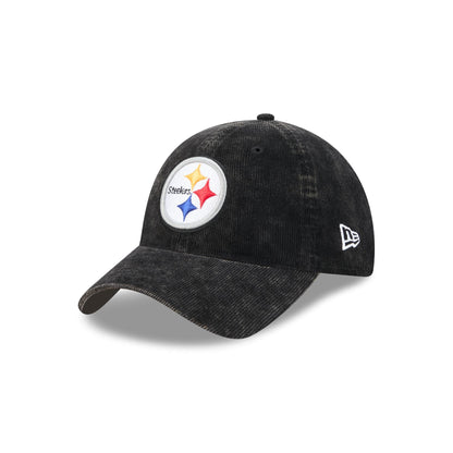 Pittsburgh Steelers Washed Cord 9TWENTY Adjustable Hat