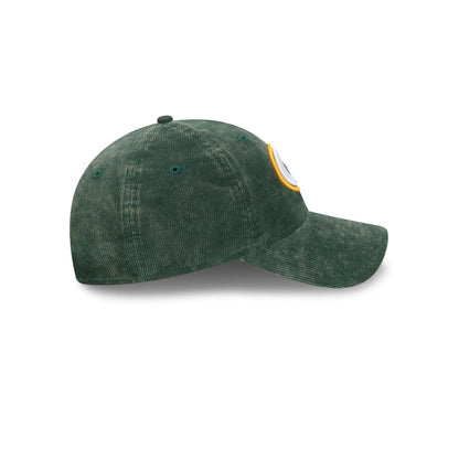 Green Bay Packers Washed Cord 9TWENTY Adjustable Hat