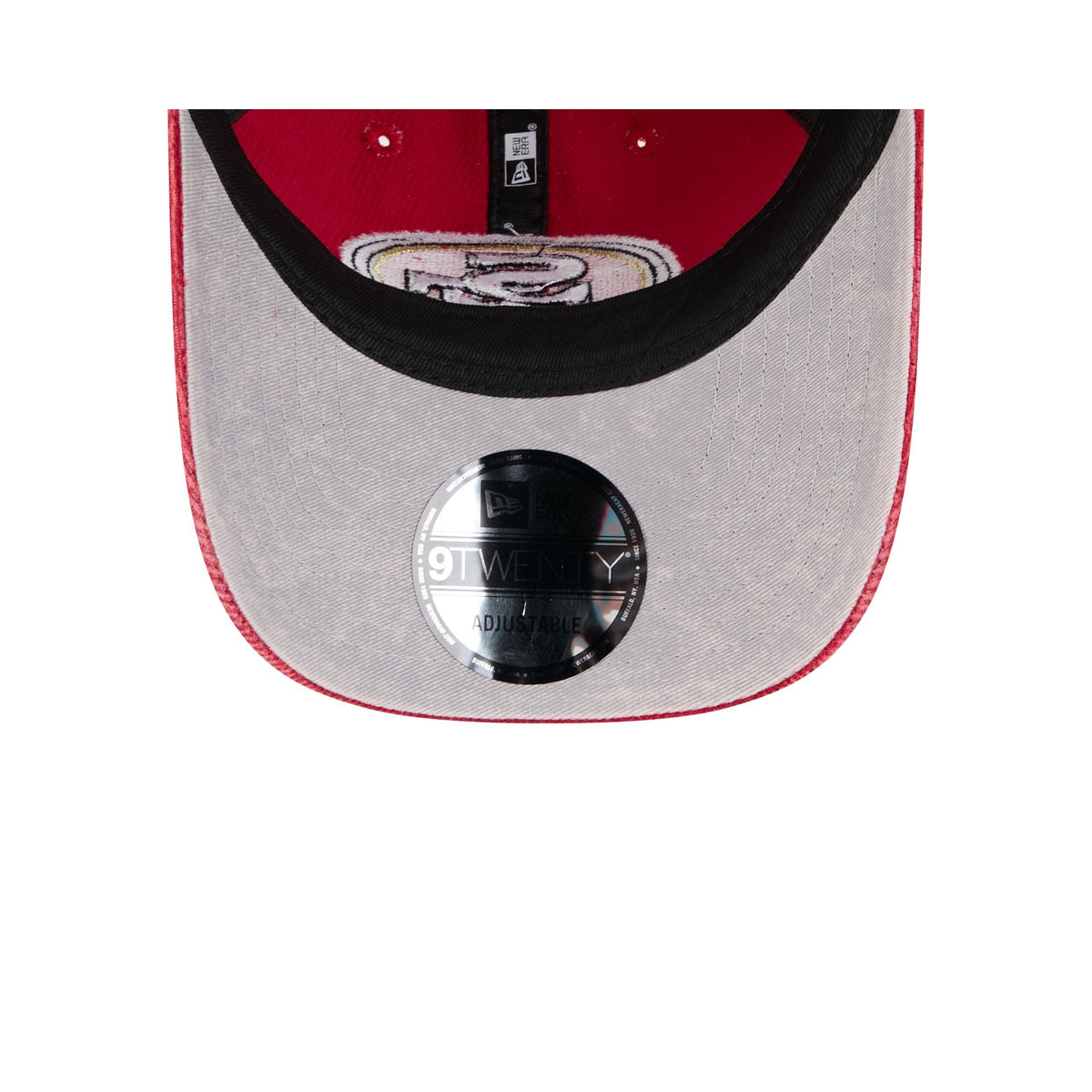 San Francisco 49ers Washed Cord 9TWENTY Adjustable Hat