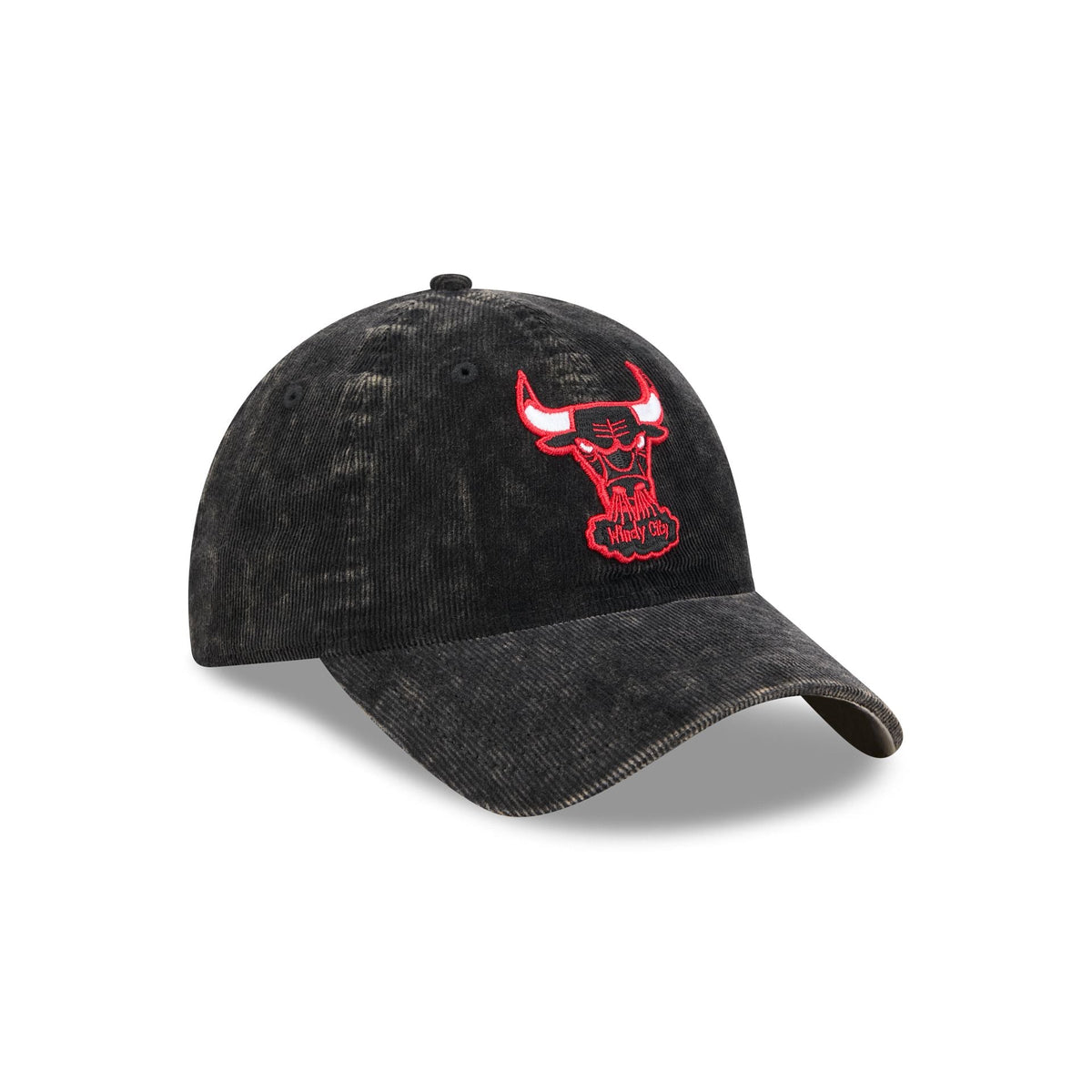 Chicago Bulls Washed Cord 9TWENTY Adjustable Hat