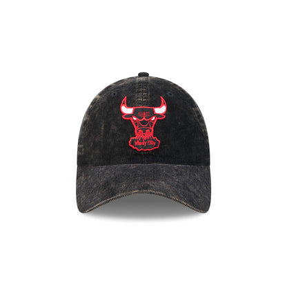 Chicago Bulls Washed Cord 9TWENTY Adjustable Hat