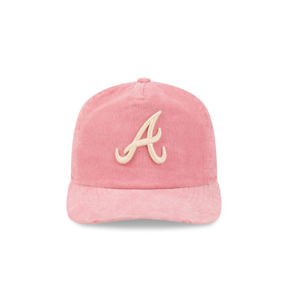 Atlanta Braves Pink Washed Corduroy 19TWENTY Adjustable Hat