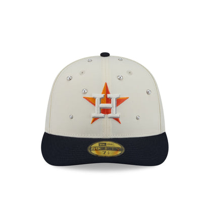 Houston Astros Chrome Pearl 59FIFTY Fitted Hat