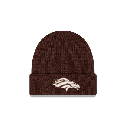 Denver Broncos Walnut Cuff Knit Beanie Hat