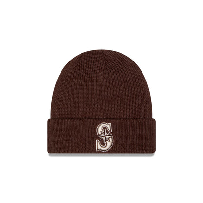 Seattle Mariners Walnut Cuff Knit Beanie Hat