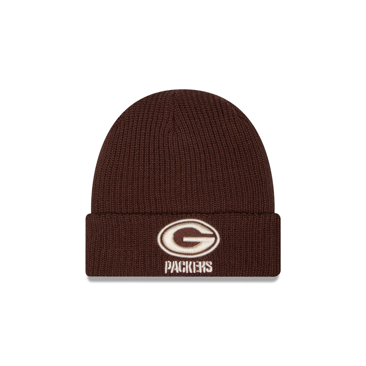 Green Bay Packers Walnut Cuff Knit Beanie Hat