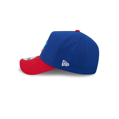 Chicago Cubs Fade Logo 9FORTY A-Frame Snapback Hat