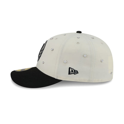 Brooklyn Nets Chrome Pearl 59FIFTY Fitted Hat