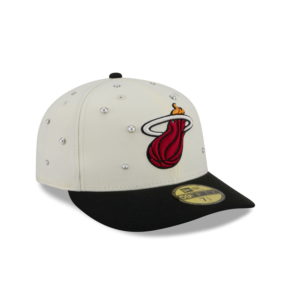 Miami Heat Chrome Pearl 59FIFTY Fitted Hat
