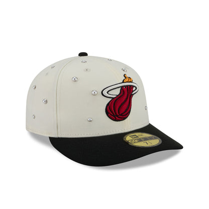 Miami Heat Chrome Pearl 59FIFTY Fitted Hat