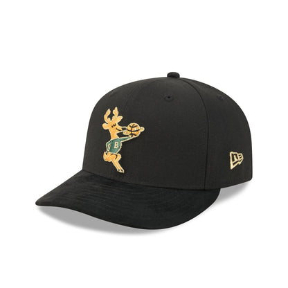 Milwaukee Bucks Hardwood Classics Side Patch 9FIFTY Snapback Hat