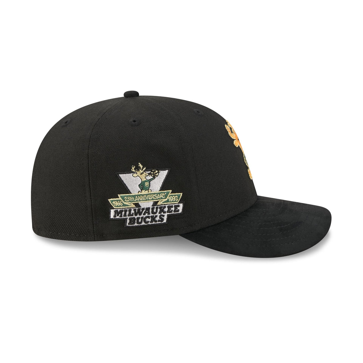 Milwaukee Bucks Hardwood Classics Side Patch 9FIFTY Snapback Hat