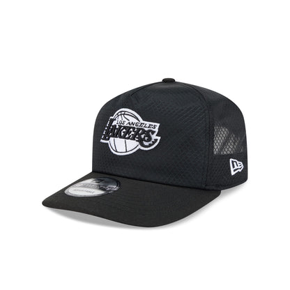 Los Angeles Lakers Black & White Mesh 19TWENTY Trucker Hat