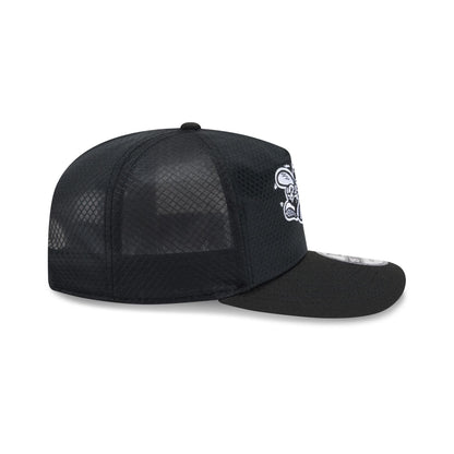 Charlotte Hornets Black & White Mesh 19TWENTY Trucker Hat