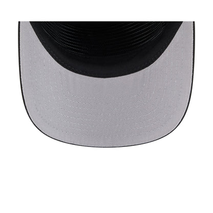 Boston Celtics Black & White Mesh 19TWENTY Trucker Hat